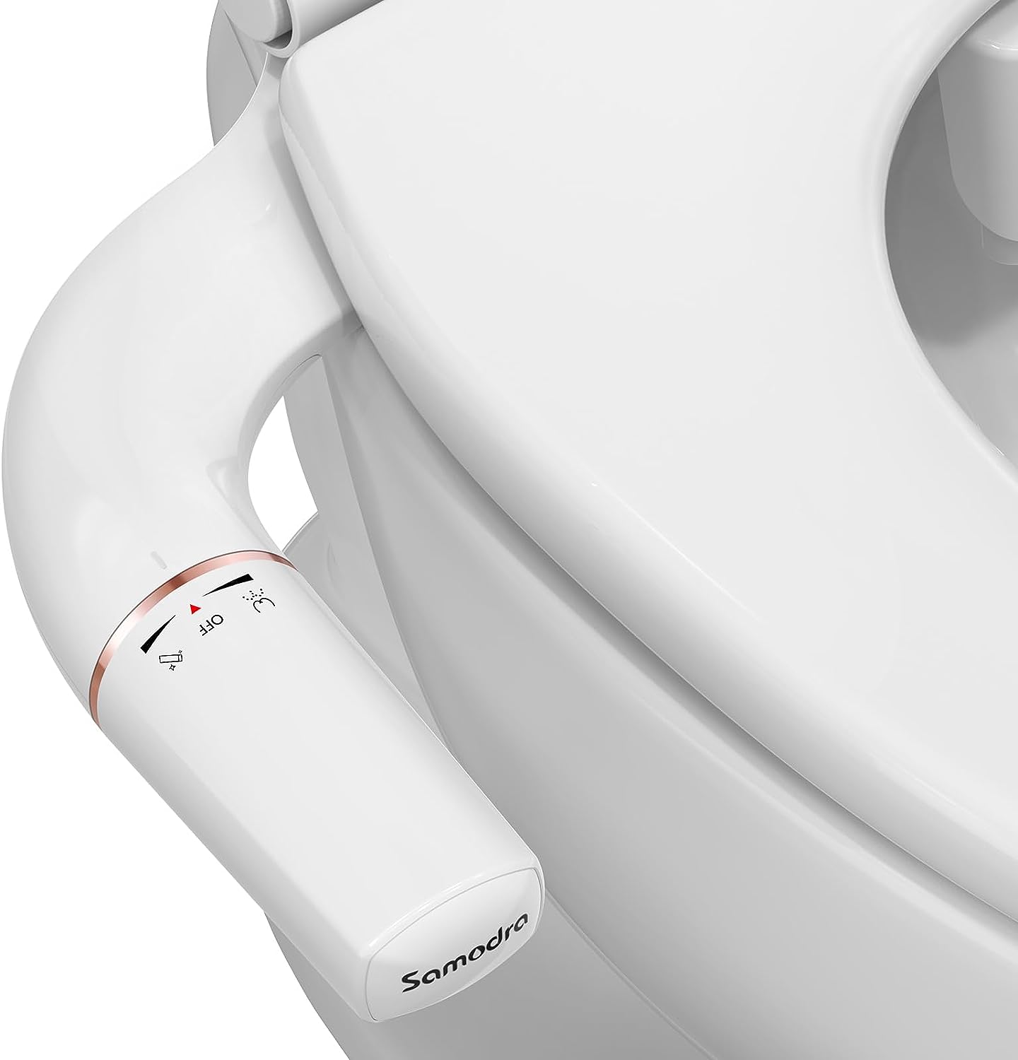 Ultra-Slim Bidet Attachment for Toilet - Self Cleaning Nozzle Hygienic Bidets for Existing Toilets with Adjustable Water Pressure Fresh Water Sprayer - Easy to Install