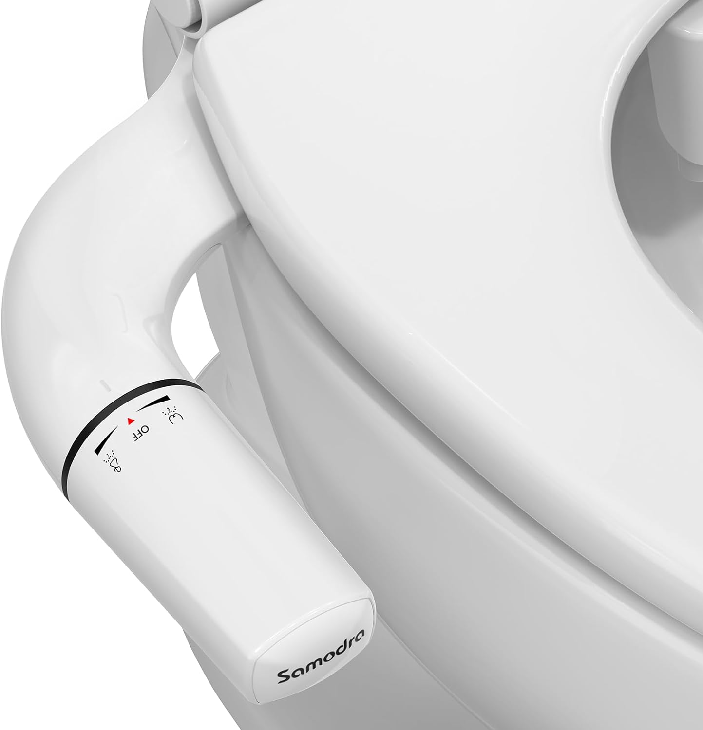 Ultra-Slim Bidet Attachment for Toilet - Self Cleaning Nozzle Hygienic Bidets for Existing Toilets with Adjustable Water Pressure Fresh Water Sprayer - Easy to Install