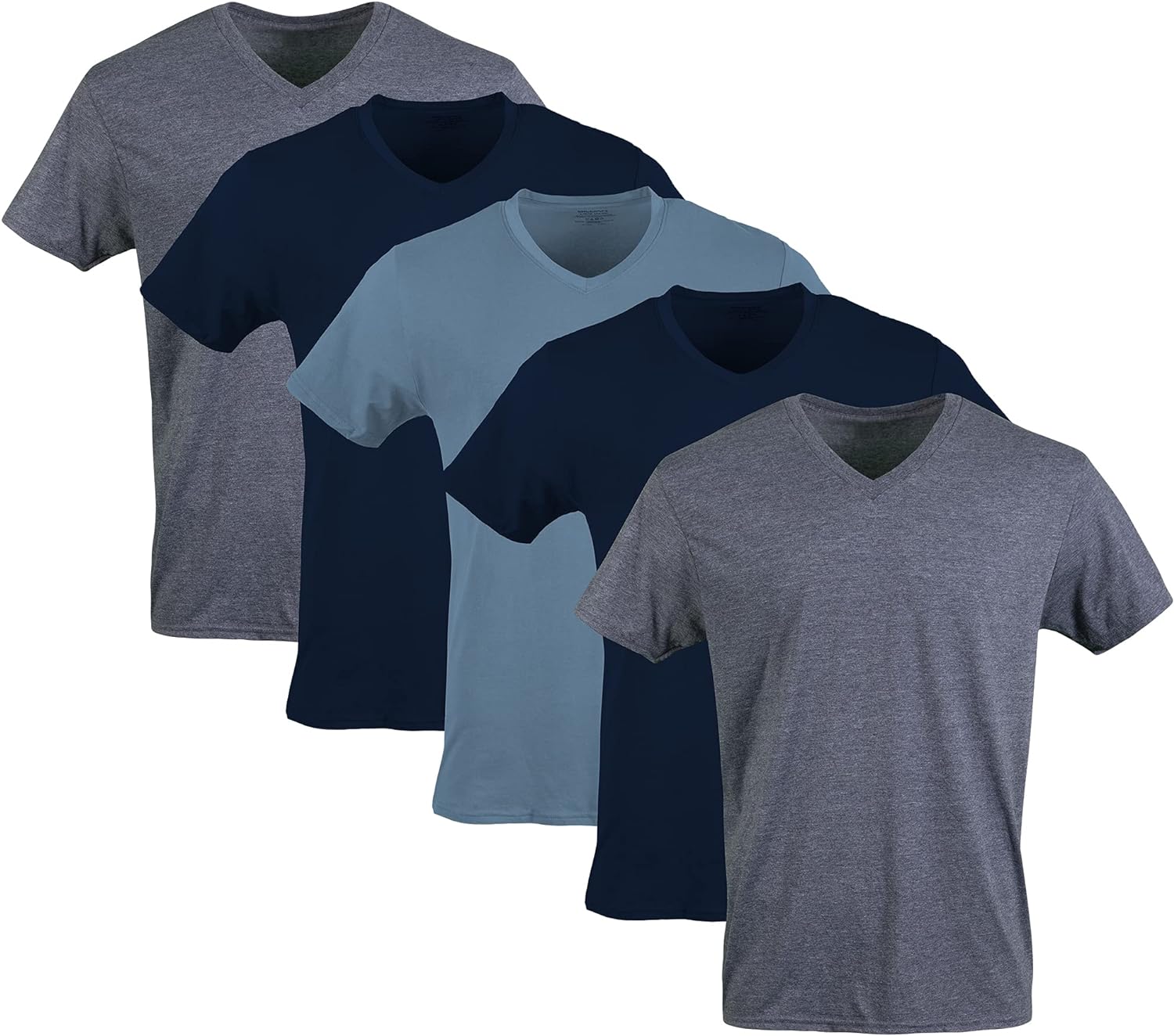 Men'S V-Neck T-Shirts, Multipack, Style G1103