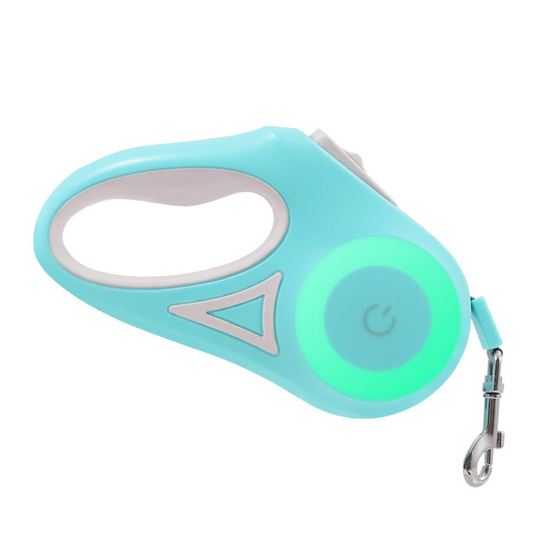 LED Flashlight Retractable Dog Leash