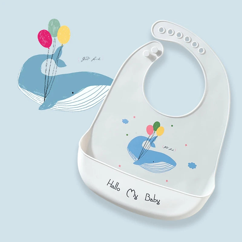 Soft Silicone Baby Bibs