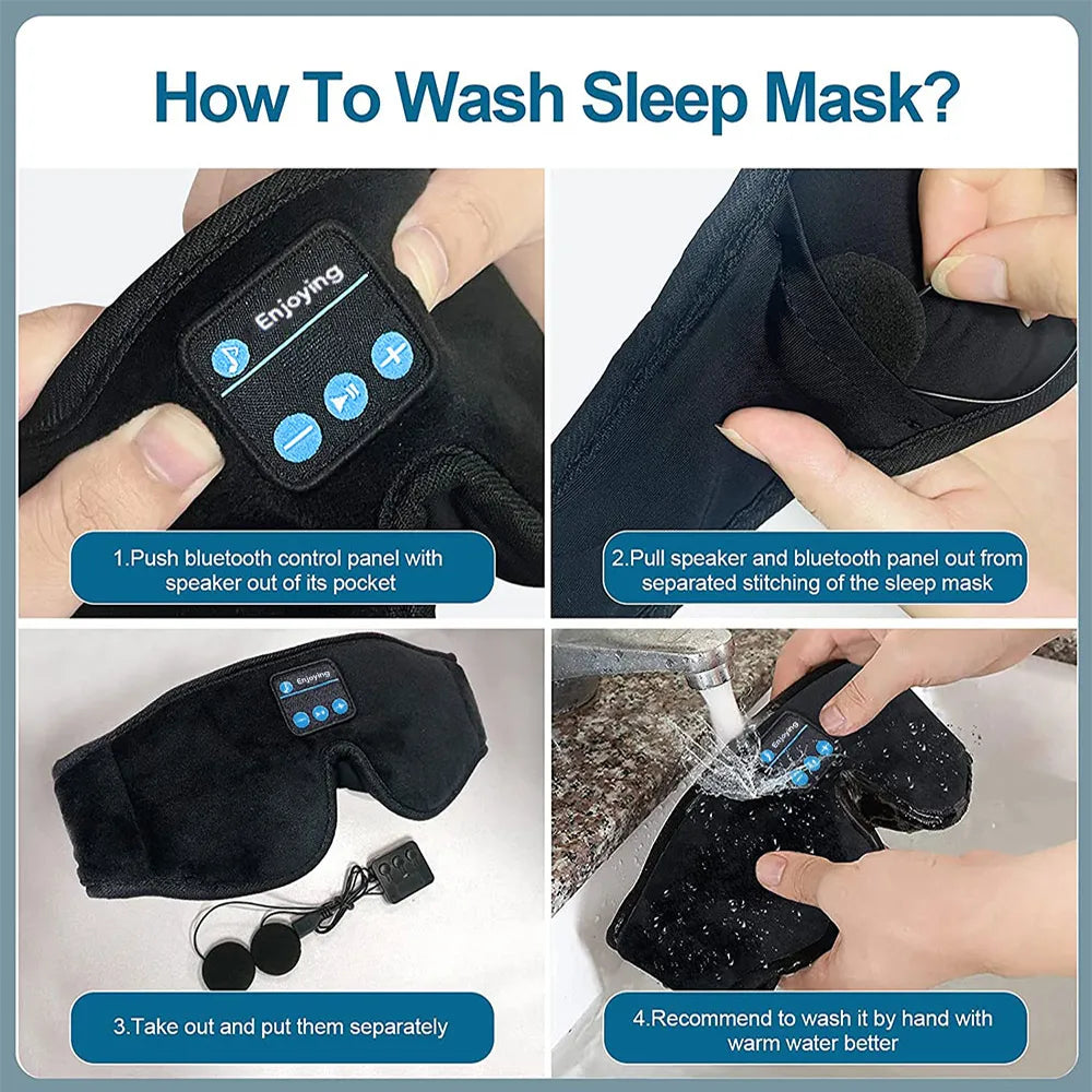 Bluetooth 3D Sleeping Eye Mask