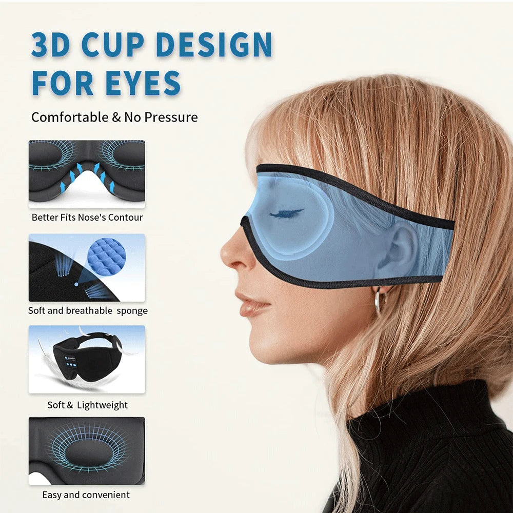 Bluetooth 3D Sleeping Eye Mask