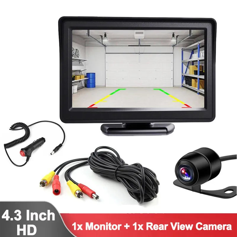 4.3 Inch Car Reverse Monitor Rear View Camera