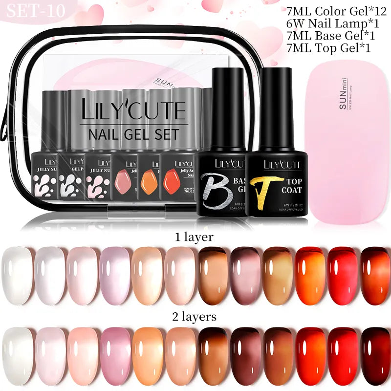 10PCS/SET Cat Magnetic Gel Nail Polish Set