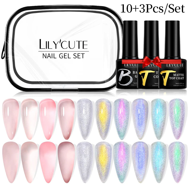 10PCS/SET Cat Magnetic Gel Nail Polish Set