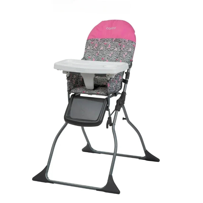 Baby Folding Full Size Highchair with Adjustable Tray