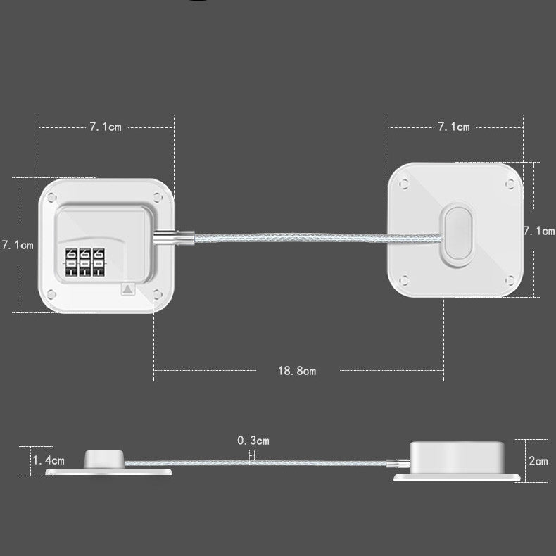 Baby Safety Window Coded Lock