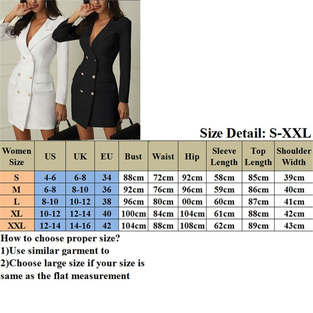 Elegant Dresses Women Dress Office Casual Blazer White Black Dress 2023 Spring Summer Loose Suit Ladies Dresses