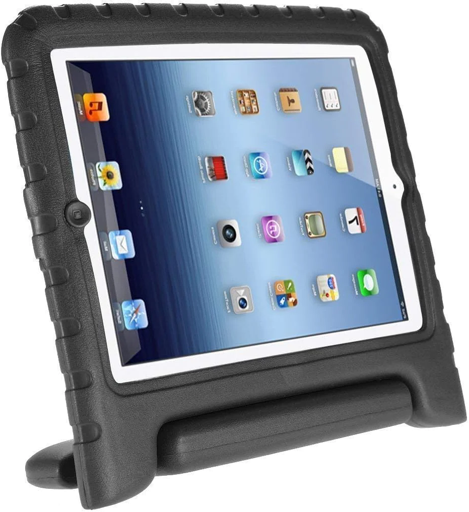 Kids Case Compatible for Ipad Mini 1 2 3 - Light Weight Shock Proof Handle Stand Kids Compatible for Ipad Mini, Ipad Mini 3Rd Generation, Ipad Mini 2 with Retina Display - Black