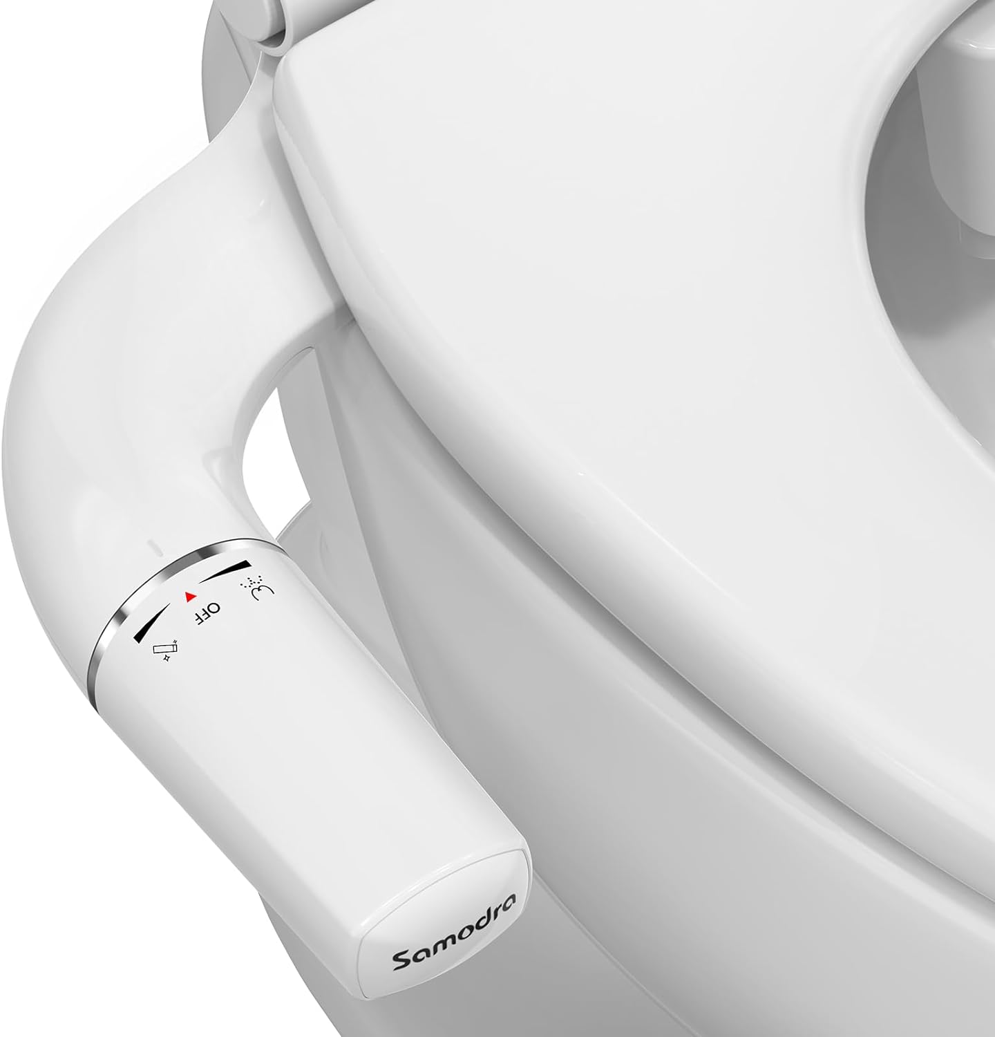 Ultra-Slim Bidet Attachment for Toilet - Self Cleaning Nozzle Hygienic Bidets for Existing Toilets with Adjustable Water Pressure Fresh Water Sprayer - Easy to Install