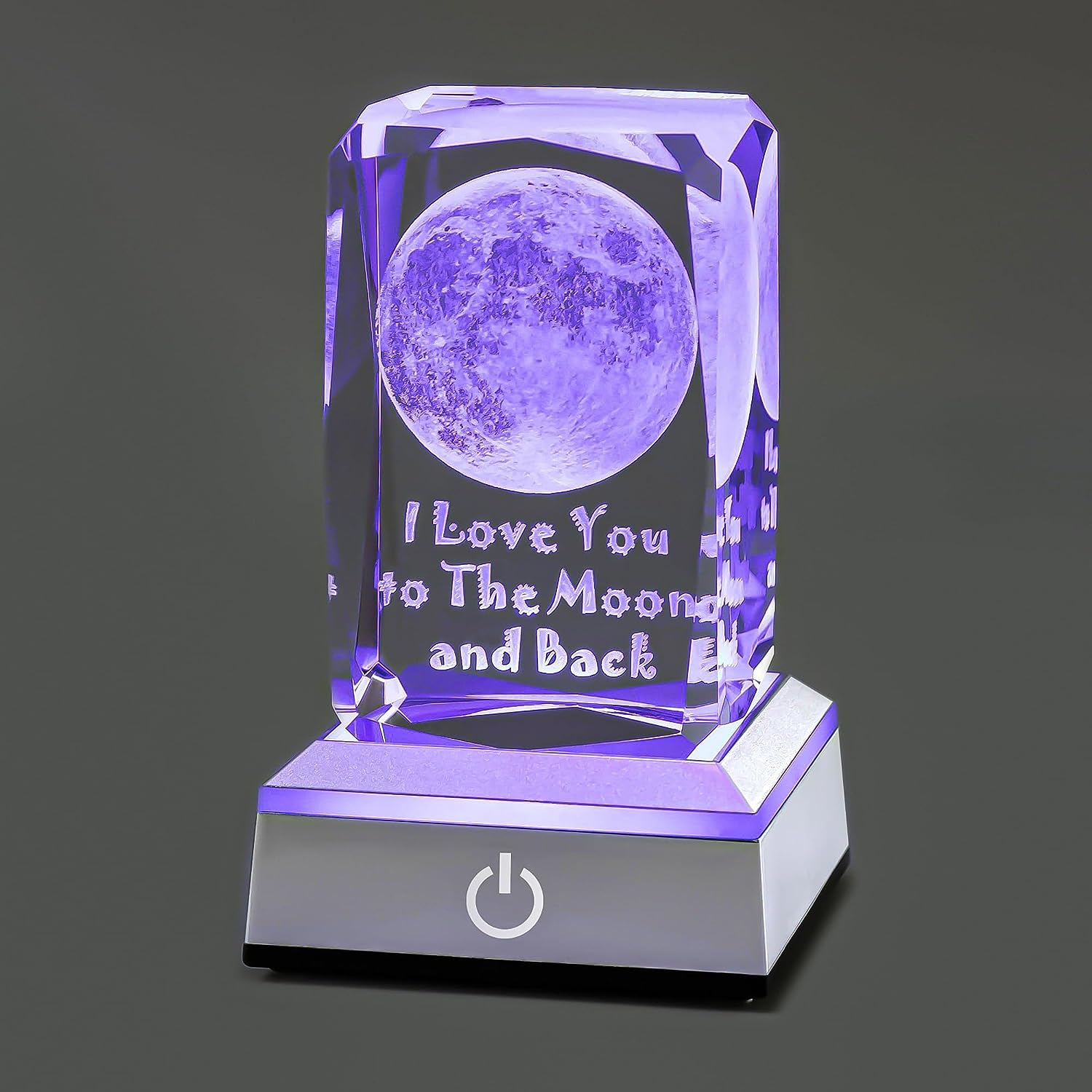 3D Rose Crystal Multicolor Nightlight - I Love You Decolamp - Perfect Valentines Day Gift Ideas for Her My Girlfriend Wife Mom - Unique Anniversary Birthday Presents