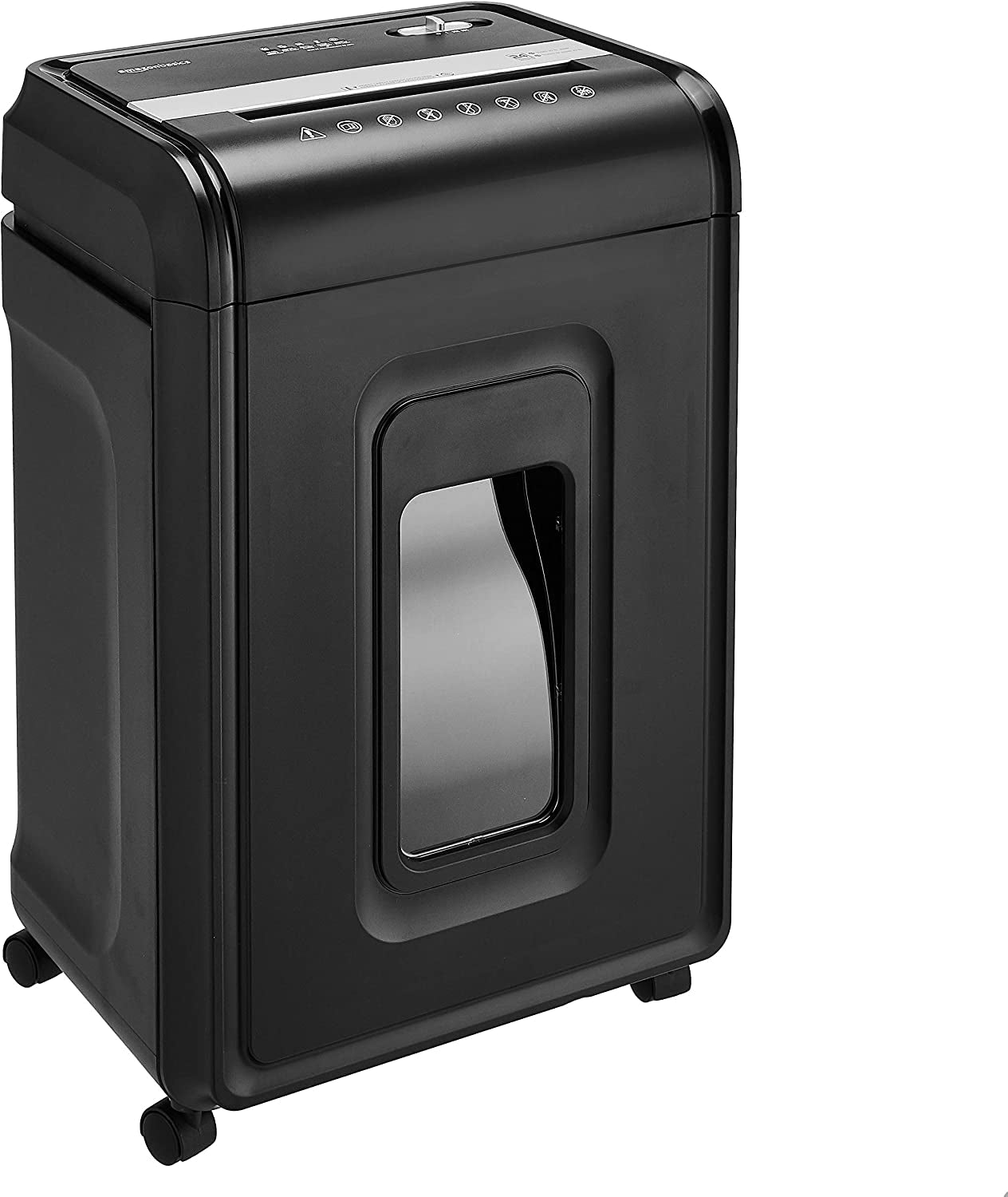 8 Sheet Cross Cut Paper and Credit Card Shredder with 4.1 Gallon Bin, Black